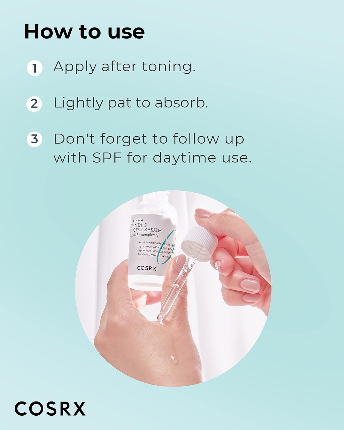 COSRX Refresh AHA BHA Vitamin C Booster Serum 30ml