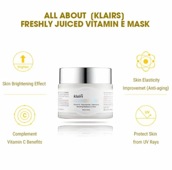 dear Klairs Freshly Juiced Vitamin E Mask 90ml