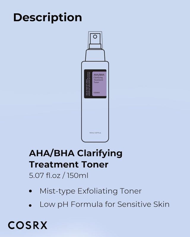 COSRX AHA BHA Clarifying Treatment Toner | Buy Online