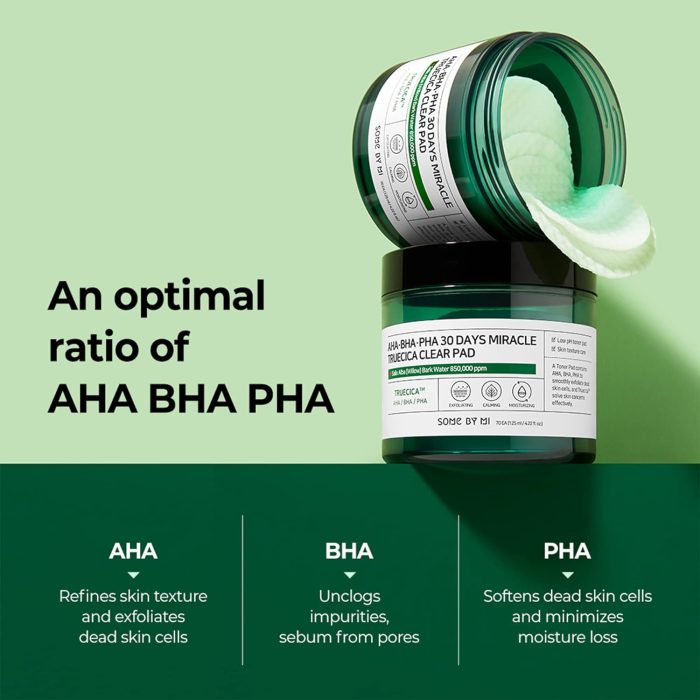 Some By Mi AHA BHA PHA 30 Days Miracle Truecica Clear Pad - Image 5