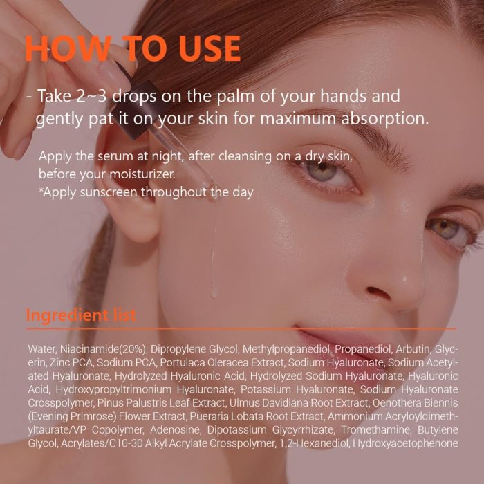 Niacinamide 20 serum.6