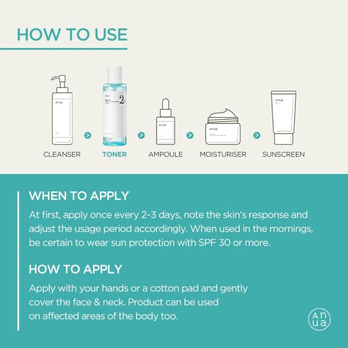 anua BHA exfoliating toner.5