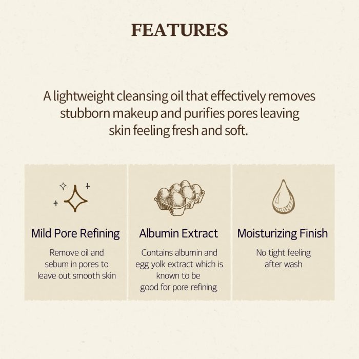Skinfood Egg White Perfect Pore Cleansing Oil - Image 2
