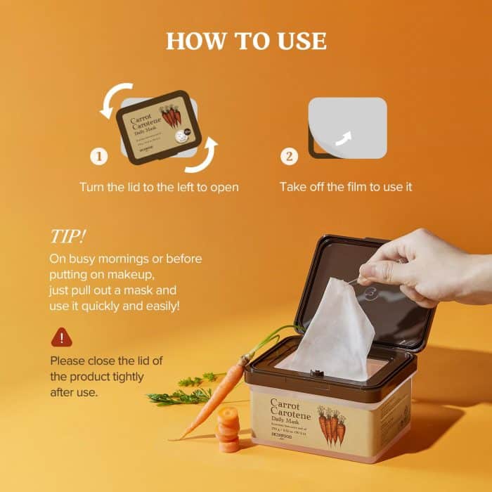 Skinfood Carrot Daily mask.4