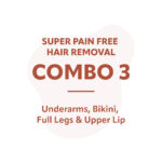Pain-free Laser Hair Removal Combo 3