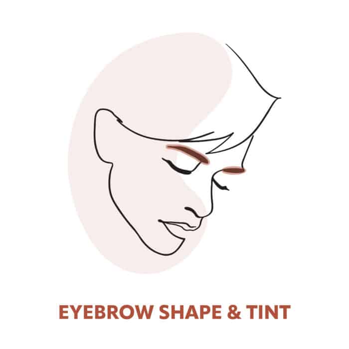 Eyebrow Shape and Tint