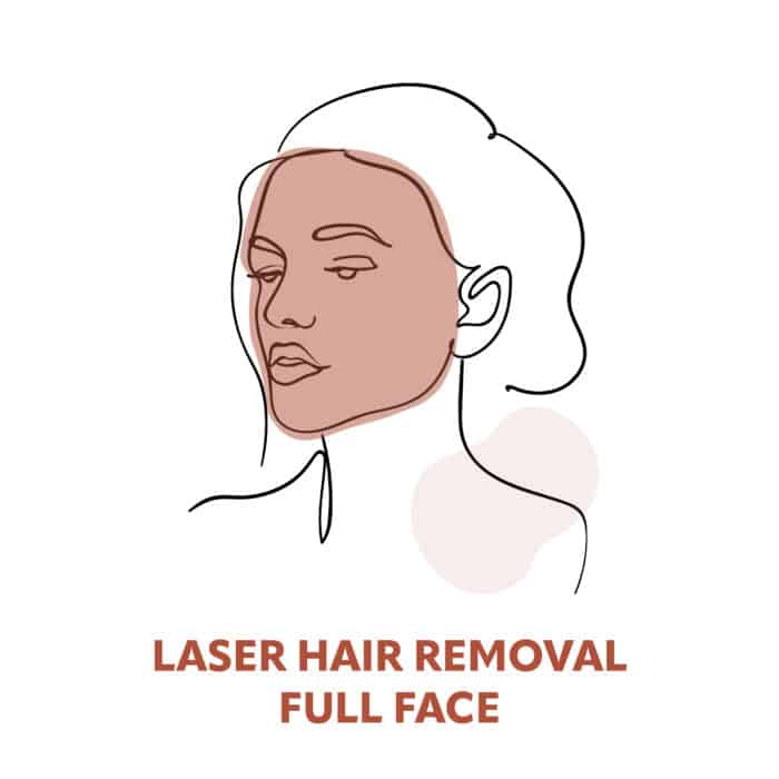 Full Face Laser Hair Removal Treatments
