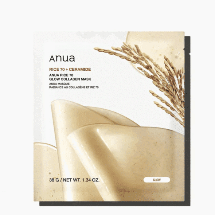 Anua Rice 70 Glow Collagen Mask