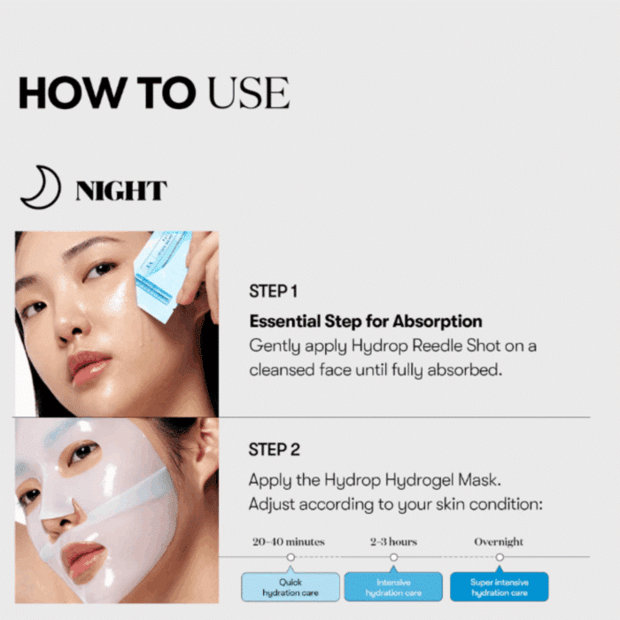 Hydrop Reedle Shot 100 2 Step Hydrogel Mask 03
