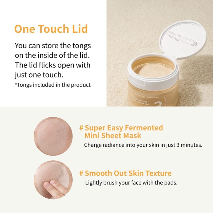 Numbuzin No.3 Radiance Glowing Jumbo Essence Pad - Image 3