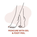 Pedicure with Gel & Foot Peel