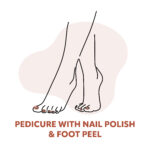Pedicure with Nail Polish & Foot Peel