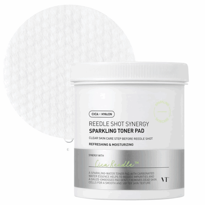 VT Cosmetics Reedle Shot Synergy Sparkling Toner Pad