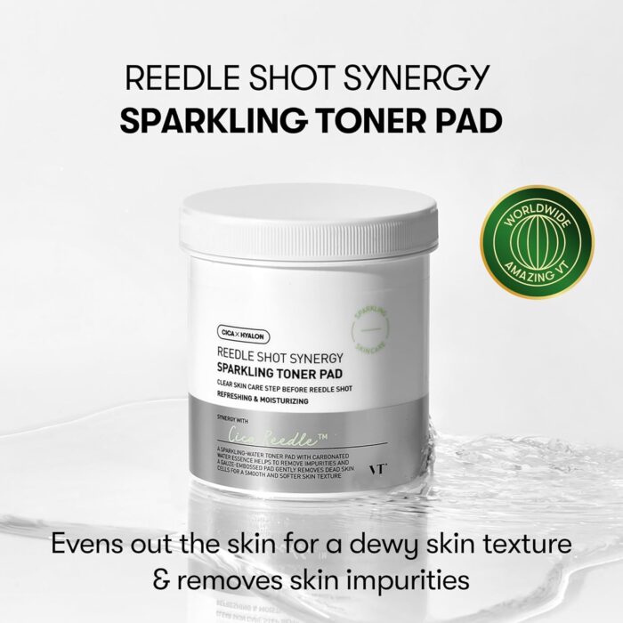 VT Cosmetics Reedle Shot Synergy Sparkling Toner Pad - Image 5