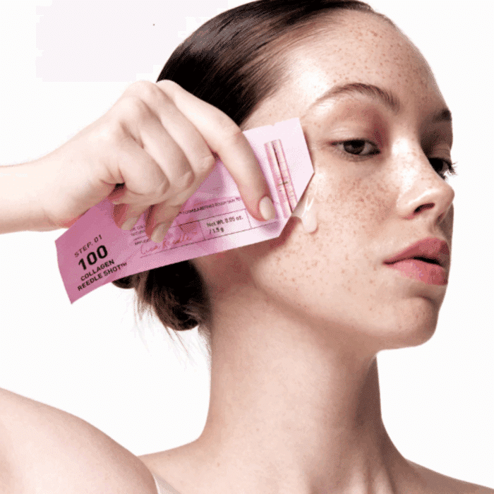 VT Cosmetics Collagen Reedle Shot 100 2-Step Hydrogel Firming Mask - Image 6