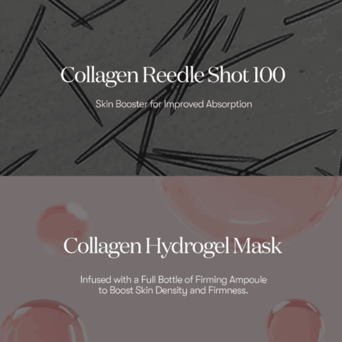 VT Cosmetics Collagen Reedle Shot 100 2-Step Hydrogel Firming Mask - Image 3