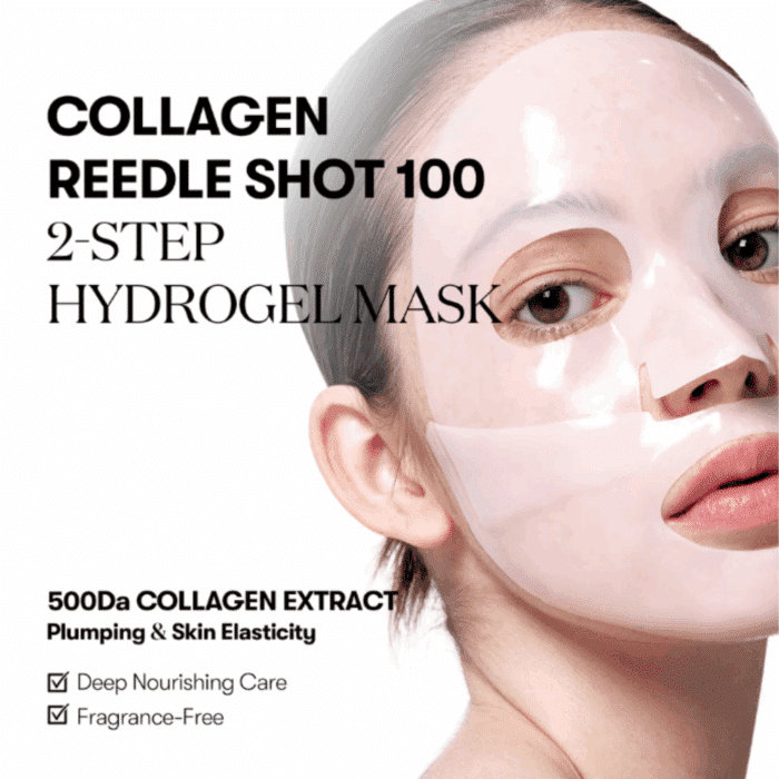 VT Cosmetics Collagen Reedle Shot 100 2-Step Hydrogel Firming Mask - Image 2
