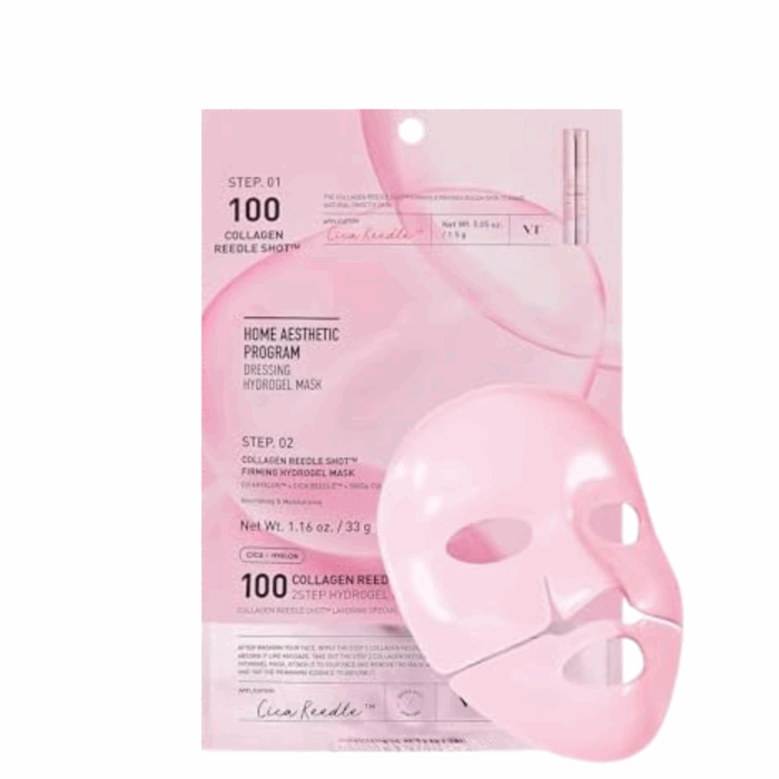 VT Cosmetics Collagen Reedle Shot 100 2-Step Hydrogel Firming Mask - Image 1