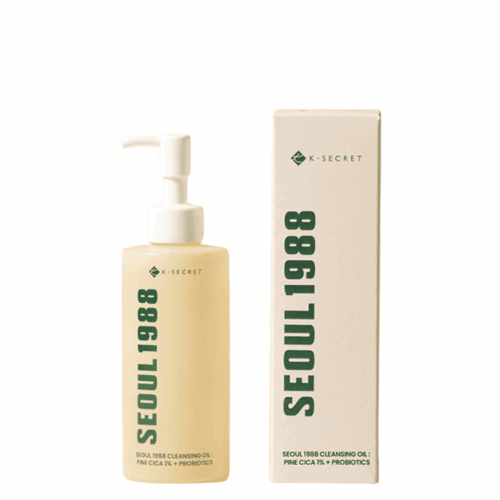 K-Secret Seoul 1988 Cleansing Oil: Pine Cica 1% + Probiotics