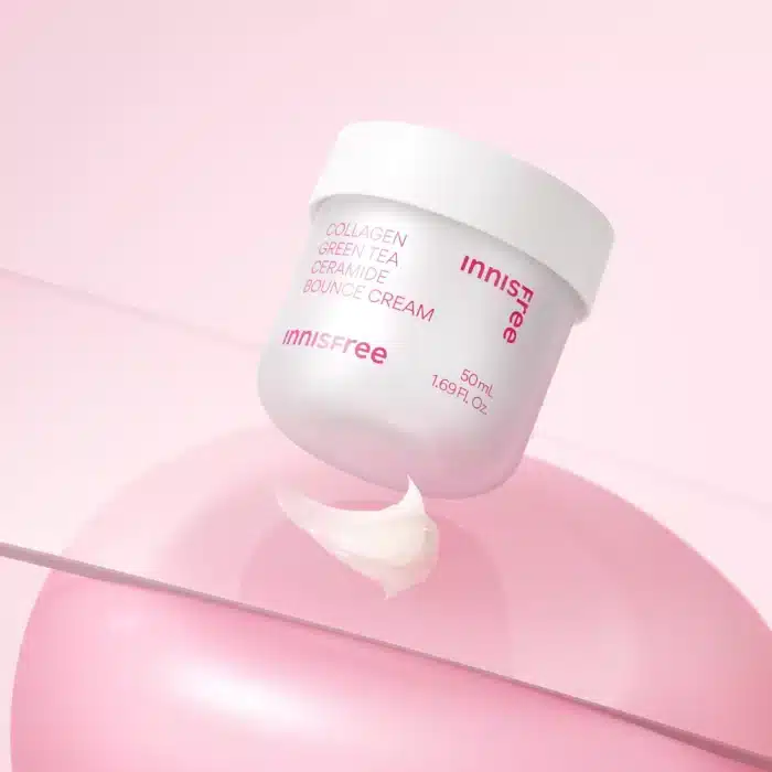 Innisfree Collagen Green Tea Ceramide Bounce Cream - Image 5