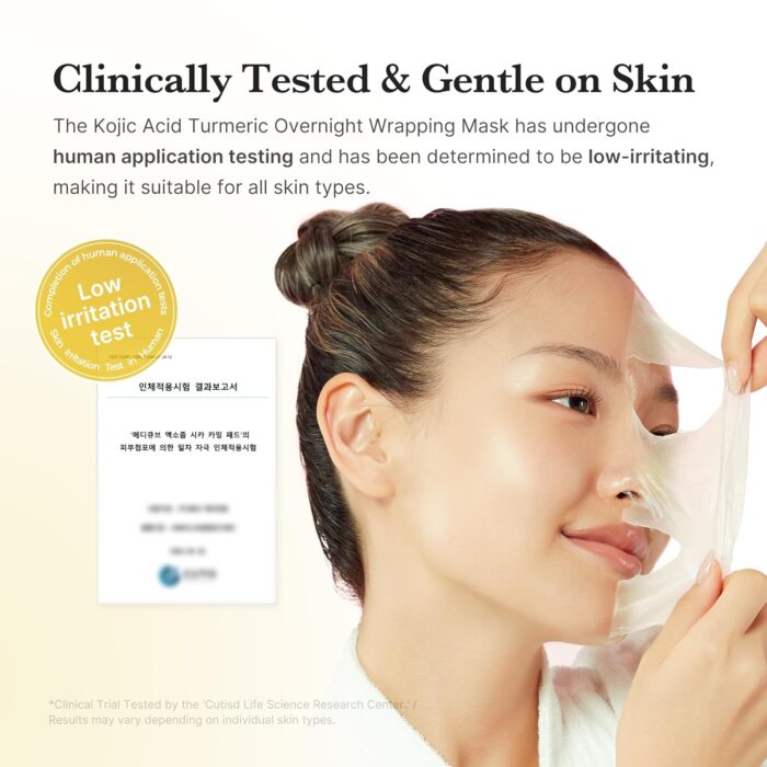 Medicube Kojic Acid Turmeric Night Wrapping Mask - Image 4