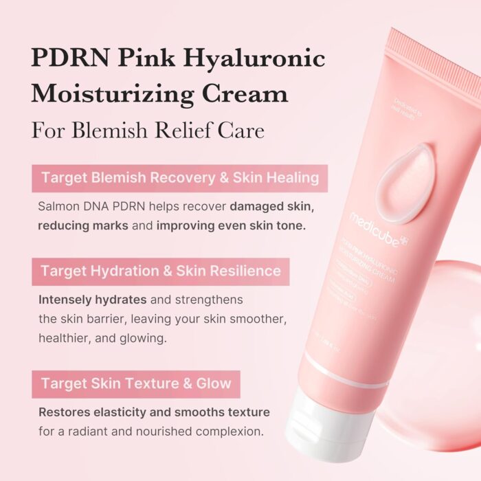 Medicube PDRN Pink Hyaluronic Moisturizing Cream - Image 4