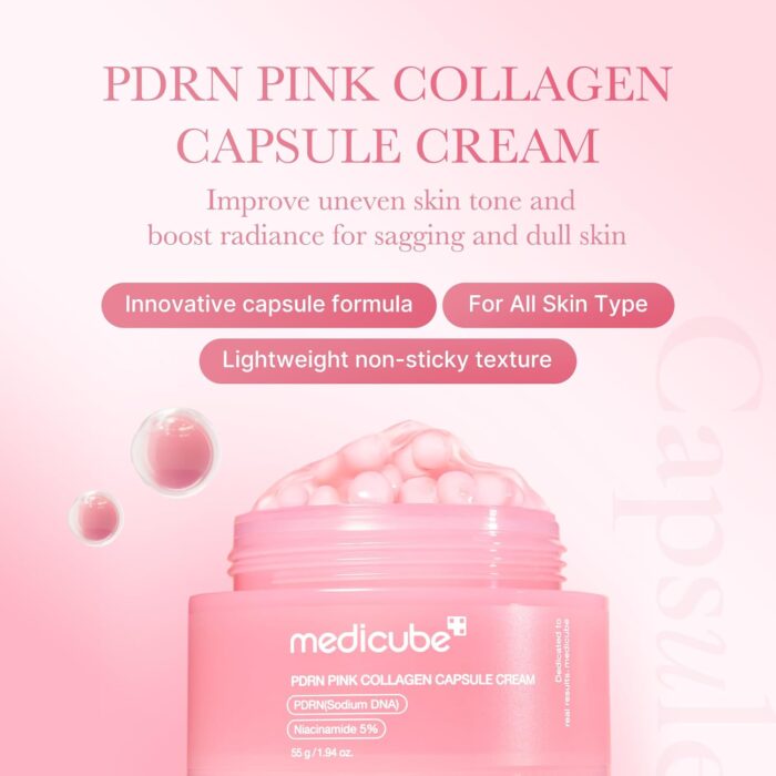 Medicube PDRN Pink Collagen Capsule Cream - Image 5