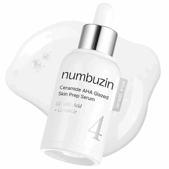 Numbuzin No.4 Ceramide AHA Glazed Skin Prep Serum