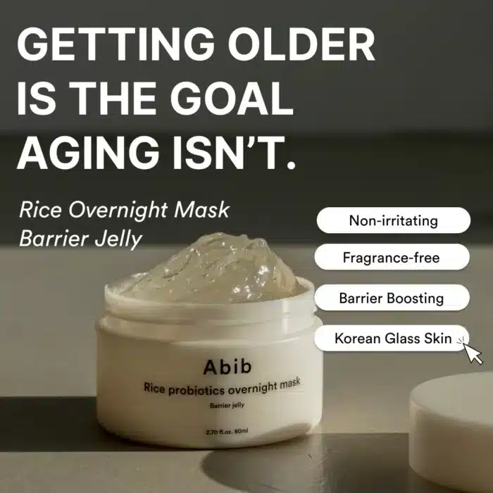 Abib Rice Probiotics Overnight Mask Barrier Jelly - Image 4