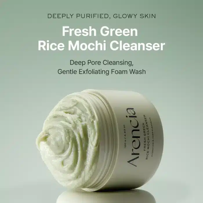 Arencia Fresh Green Rice Mochi Cleanser - Image 8