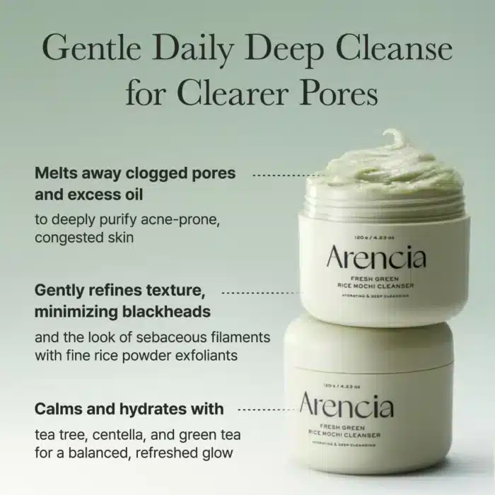 Arencia Fresh Green Rice Mochi Cleanser - Image 6