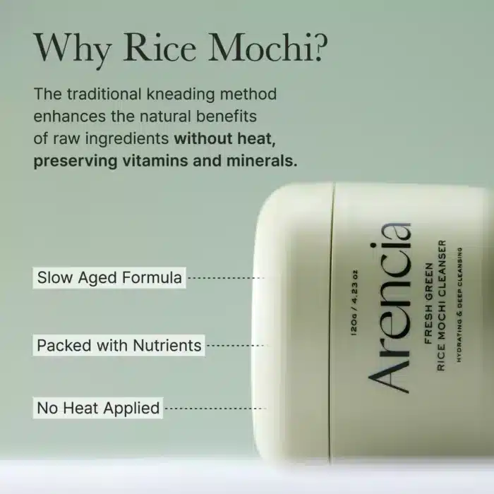 Arencia Fresh Green Rice Mochi Cleanser - Image 2