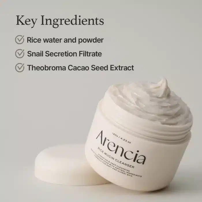 Arencia Rice Mucin Cleanser - Image 3