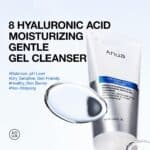 Anua 8 Hyaluronic Acid Moisturizing Gentle Gel Cleanser - Image 6