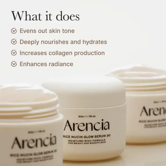 Arencia Rice Mucin Glow Serum 30 - Image 4