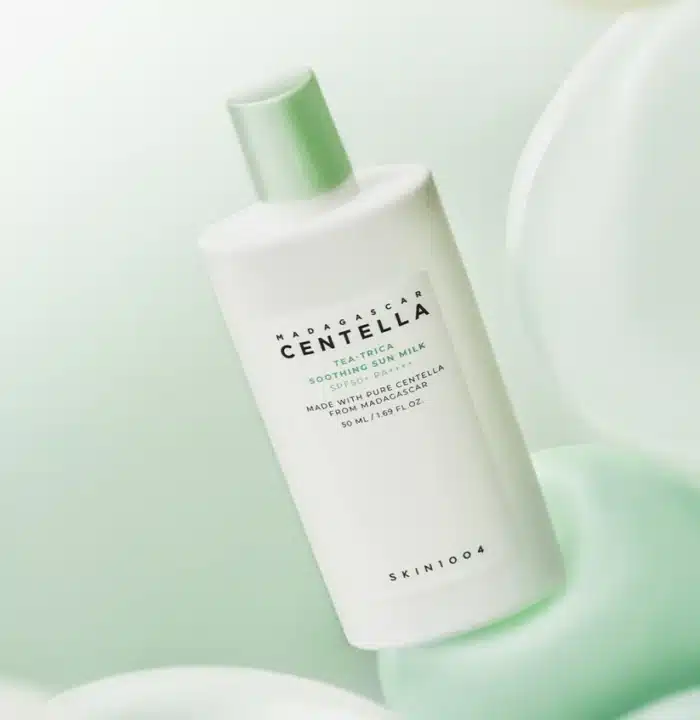 Skin1004 Madagascar Centella Tea-Trica Soothing Sun Milk SPF50+ PA++++ - Image 5