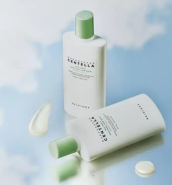 Skin1004 Madagascar Centella Tea-Trica Soothing Sun Milk SPF50+ PA++++ - Image 3
