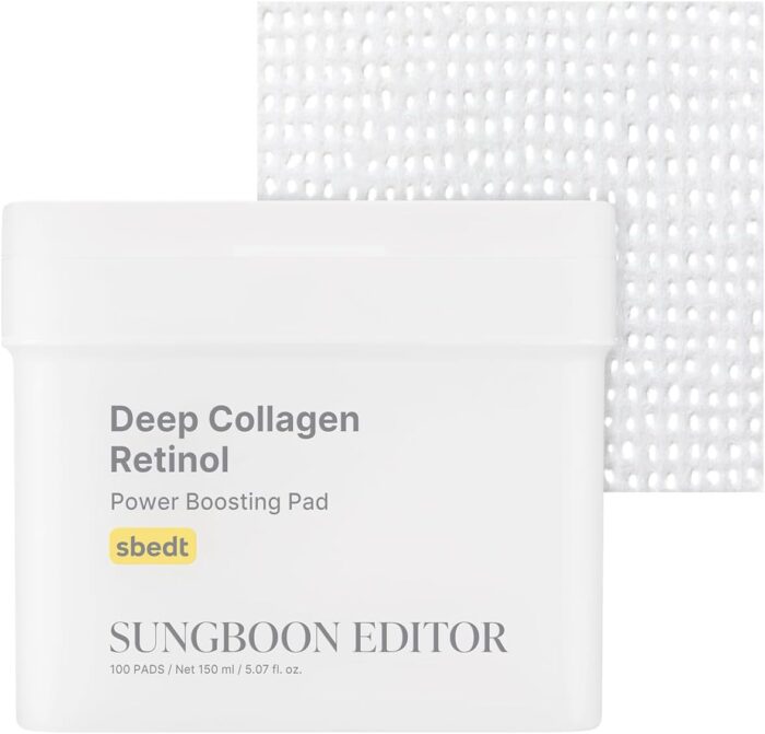 Sungboon Editor Deep Collagen Retinol Power Boosting Pad - Image 1