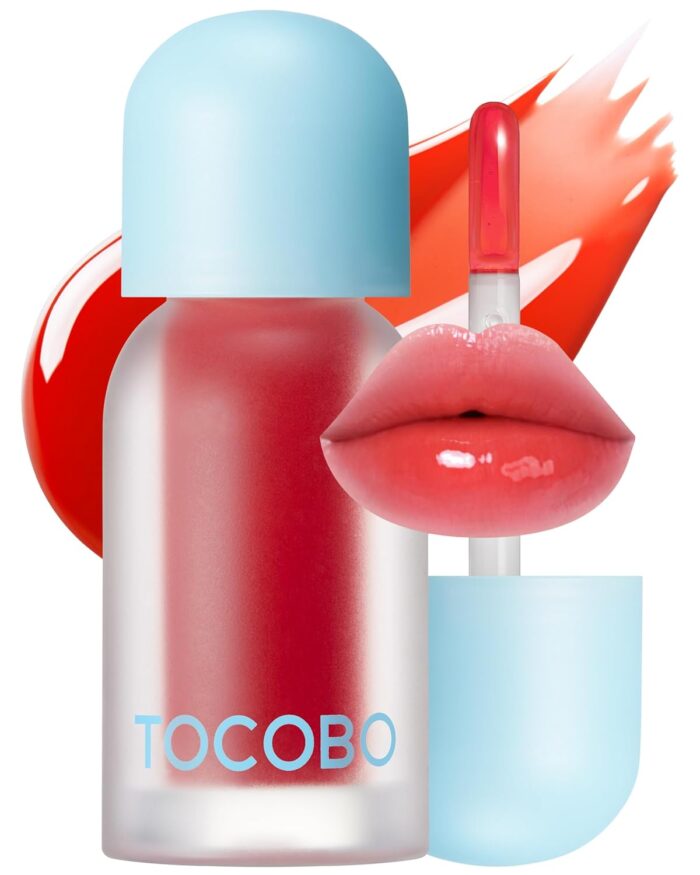 Tocobo Juicy Berry Plumping Lip Oil 01 Chill Red - Image 1