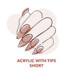 Acrylic with tips short