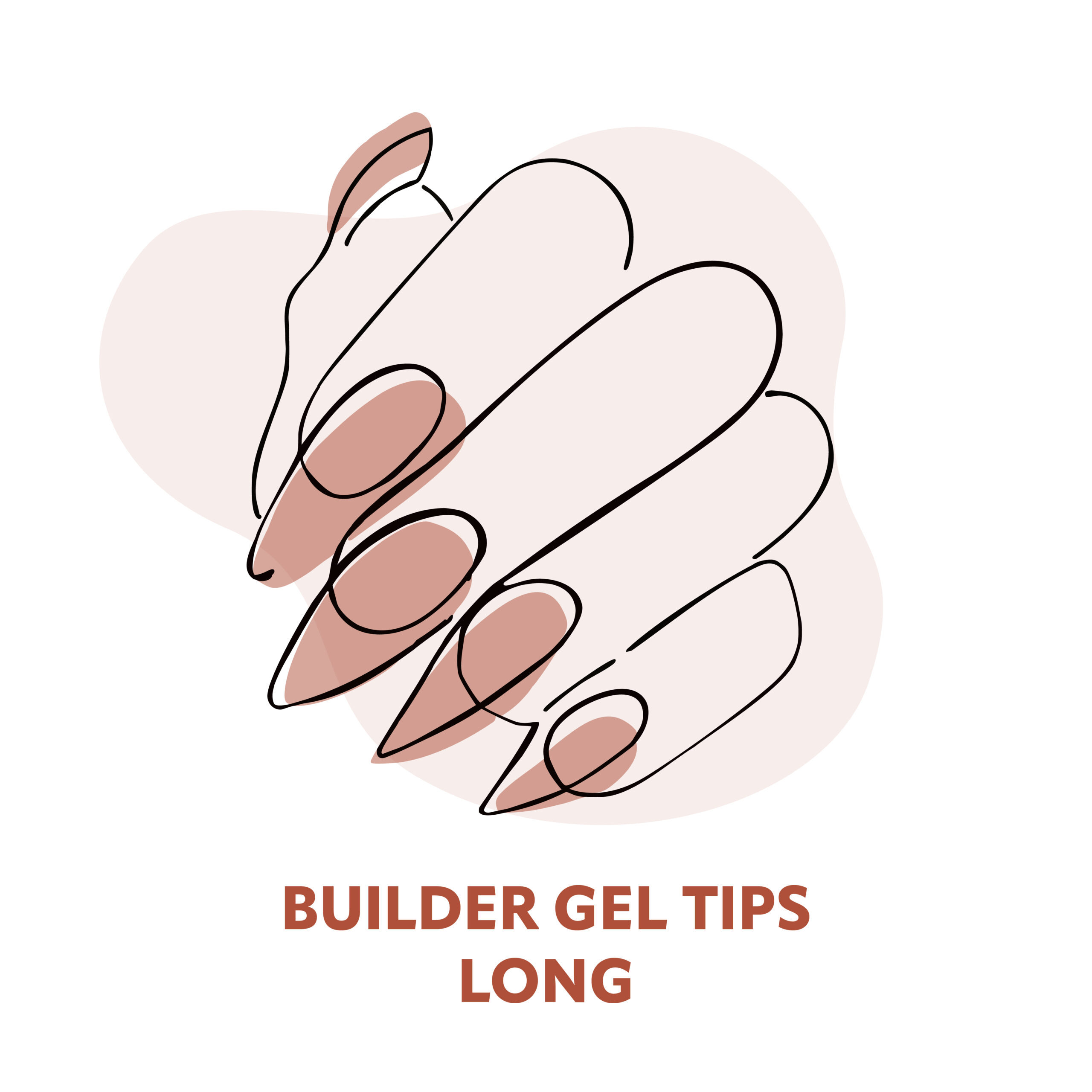 Builder Gel Tips Long Builder Gel Tips Long - Image 1
