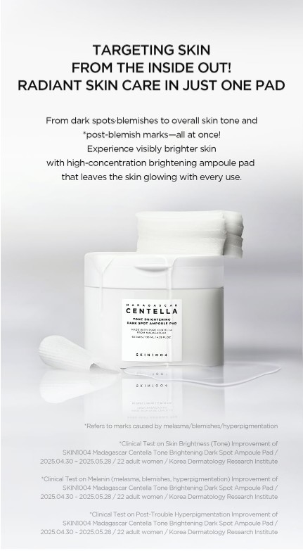 Skin1004 Madagascar Centella Tone Brightening Dark Spot Ampoule Pad - Image 3