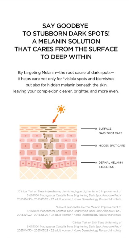 Skin1004 Madagascar Centella Tone Brightening Dark Spot Ampoule Pad - Image 4