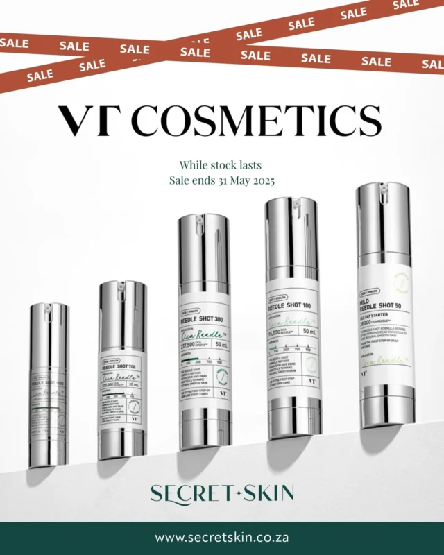 ✨ Glow Alert! ✨ Our May promo is spotlighting the incredible 𝗩𝗧 𝗖𝗼𝘀𝗺𝗲𝘁𝗶𝗰𝘀! 😍 Stock up on your favourite K-Beauty essentials from VT Cosmetics at special promotional prices throughout May.

⚠️ Hurry! Offer valid only while stocks last and ends May 31st. Don't miss your chance! Shop online 📲

#SecretSkin #KoreanBeauty #KBeauty #skincare #VTCosmetics #MayPromo